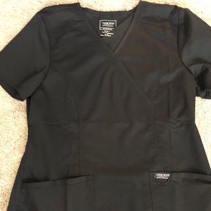Cherokee Black Scrub Top